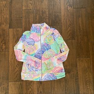 Lilly Pulitzer Roar Of The Seas Full Zip Small